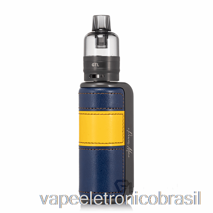 Vape Vaporesso Eleaf Istick Power Mono 80w Starter Kit Amarelo Azul